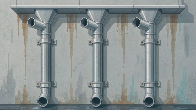 建筑外墙镀锌雨水立管